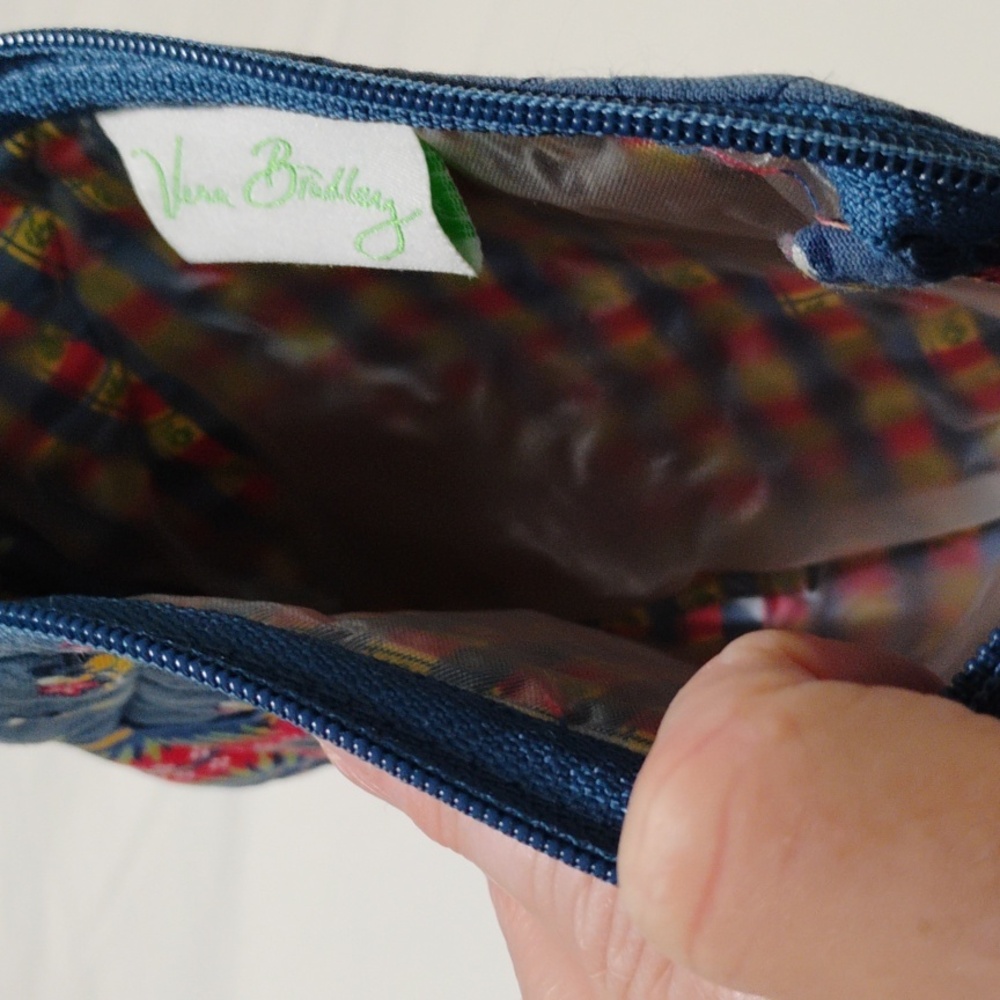 EUC Vera Bradley Emily Small Cosmetic Bag - Picture 6 of 6